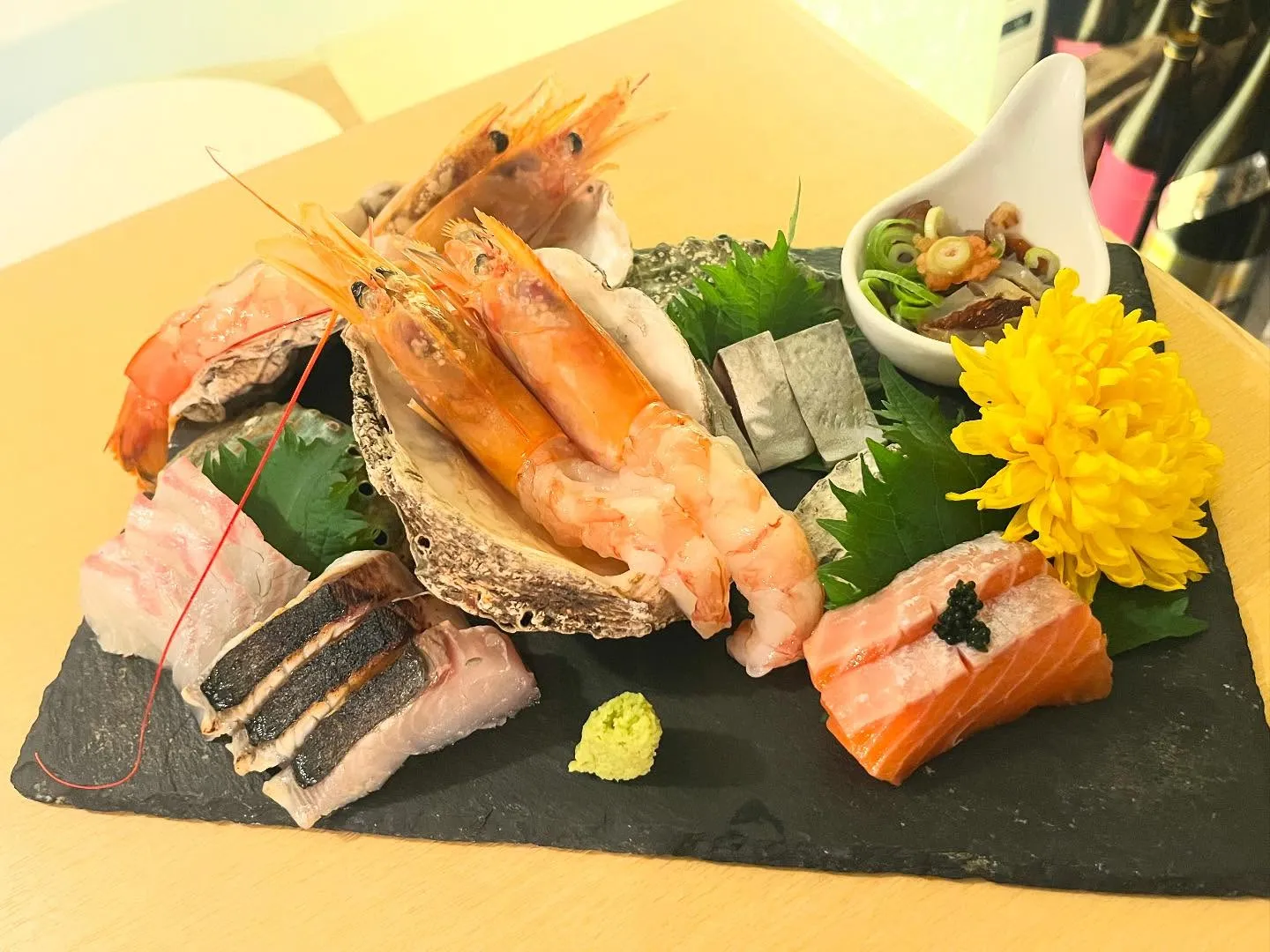 ぷりぷりの大赤海老を贅沢に使った6月の裏メニュー✨