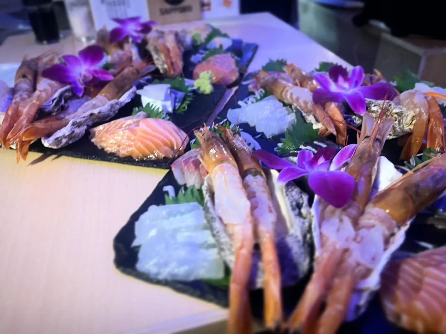 昨日ご提供させていただいたお造り盛り合わせ17人前