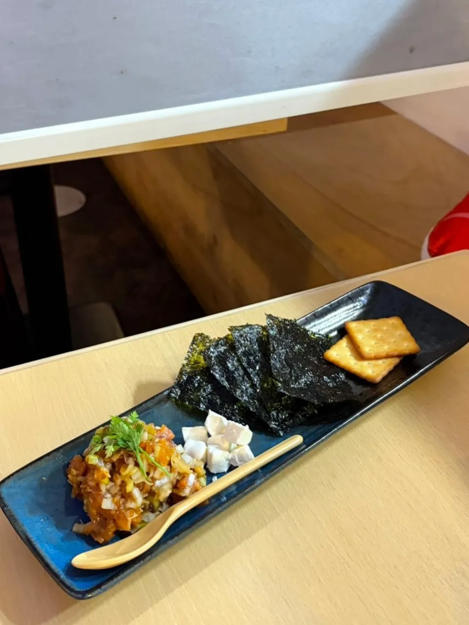 昨日バイトのスタッフが食べに来てくれた時に